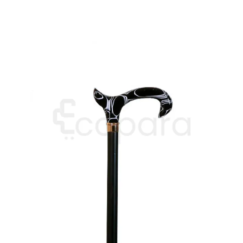GARCIA CANNE EN BOIS POIGNET METACRYLATE NOIR REFERENCE 224