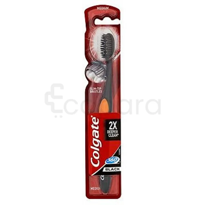 COLGATE BROSSE A DENTS CHARCOAL 360 2X DEEPER CLEAN