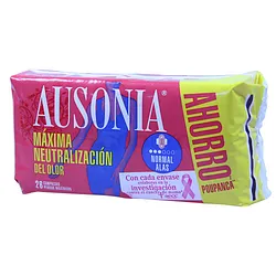 AUSONIA MAXIMA NORMAL SERVIETTES HYGIÉNIQUES BOITE DE 26