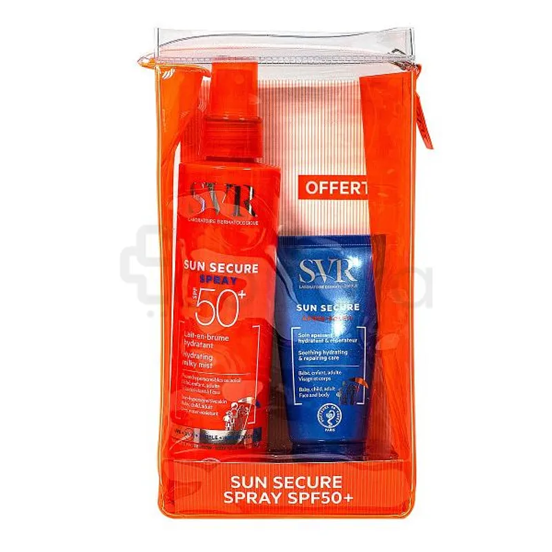 SVR SUN SECURE TROUSSE SPRAY SPF50+ 200ML + APRES SOLEIL 50ML