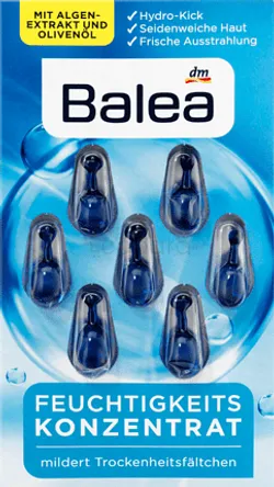 BALEA FEUCHTIGGKEITS KONZENTRAT BOITE DE 7 CAPSULES