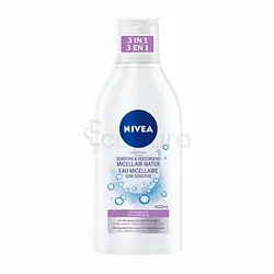 NIVEA EAU DÉMAQUILLANTE MICELLAIRE SOIN SENSITIVE 3EN1 400ML