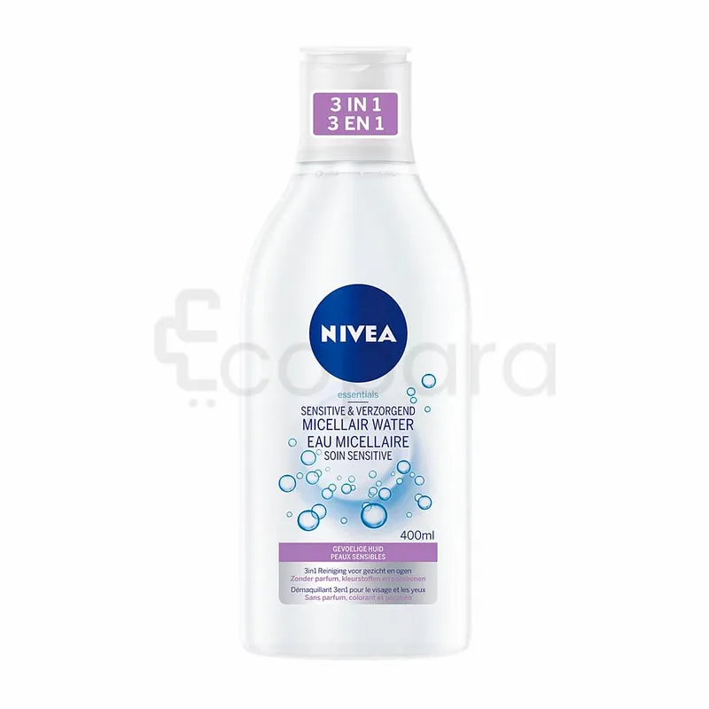NIVEA EAU DÉMAQUILLANTE MICELLAIRE SOIN SENSITIVE 3EN1 400ML