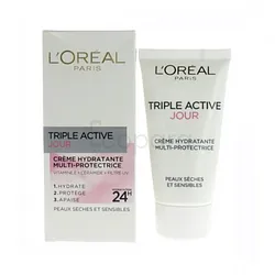 L'OREAL PARIS TRIPLE ACTIVE CREME HYDRATANTE JOUR 24H 3EN1 50ML