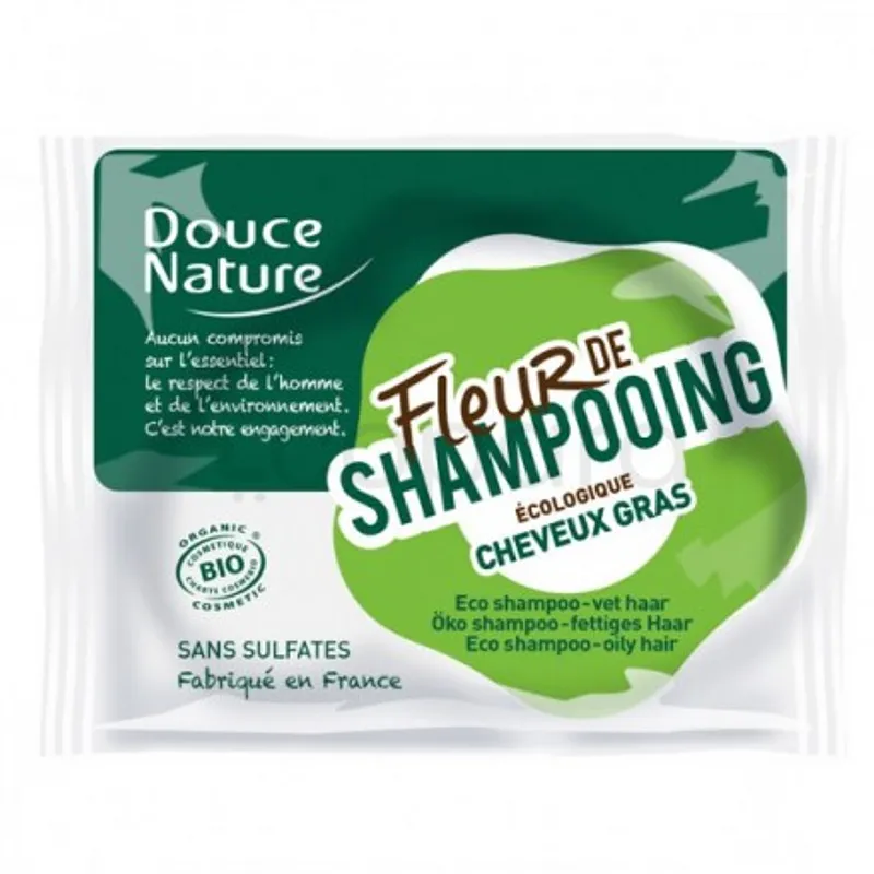 DOUCE NATURE FLEUR DE SHAMPOOING CHEVEUX GRAS 85G
