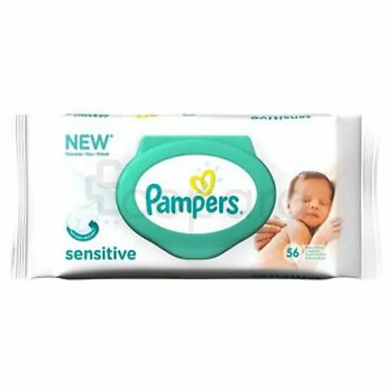 PAMPERS SENSITIVE LINGETTES BOITE DE 56