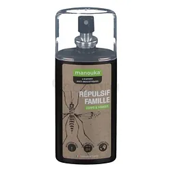 MANOUKA LOTION REPULSIVE FAMILLE CORPS ET VISAGE PEAUX SENSIBLES 75ML