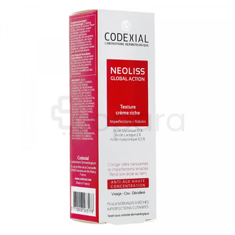 CODEXIAL NEOLISS GLOBAL ACTION CREME RICHE 30ML