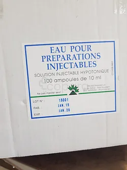 PROMOPHARM EAU POUR PREPARATIONS INJECTABLES 10ML BOITE DE 100 AMPOULES