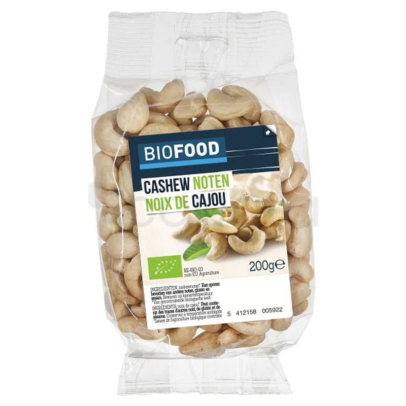 DAMHERT BIOFOOD CASHEW NOTEN NOIX DE CAJOU 200G