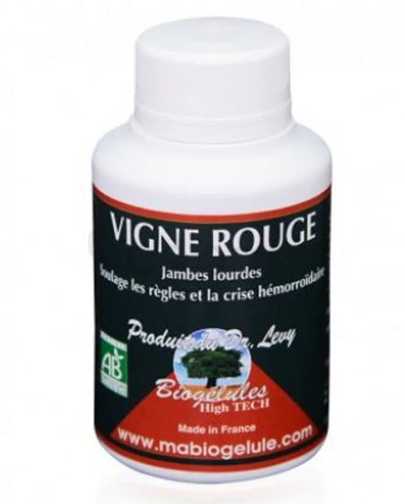 DR.LEVY VIGNE ROUGE JAMBES LOURDES BOITE DE 90 GELULES