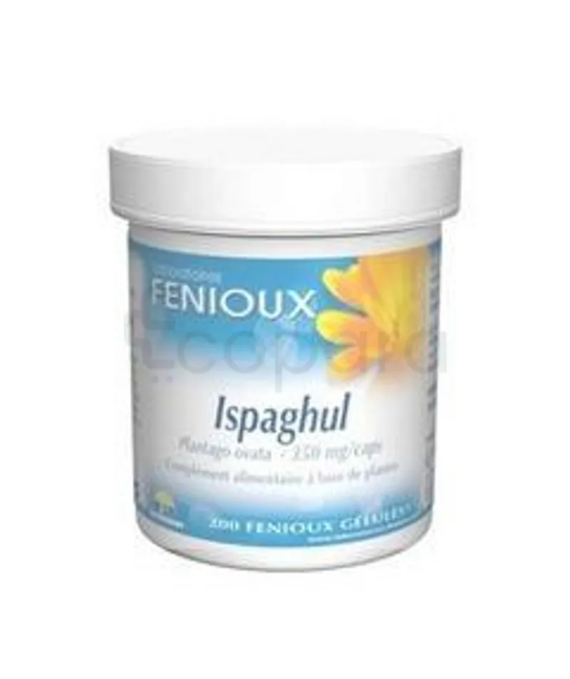 FENIOUX ISPAGHUL 350MG BOITE DE 200 GELULES