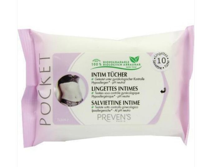 PREVENS LINGETTES INTIMES PH NEUTRE BOITE DE 10