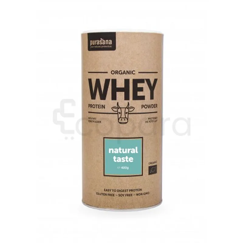 PURASANA WHEY ORGANIC PROTEINE DE PETIT LAIT VNATURAL TASTE 400G