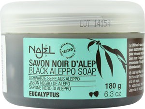 NAJEL SAVON NOIR D'ALEP A L'EUCALYPTUS 180G