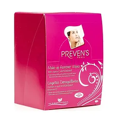 PREVENS MINI NOMADE LINGETTES DEMAQUILLANTES BOITE DE 15
