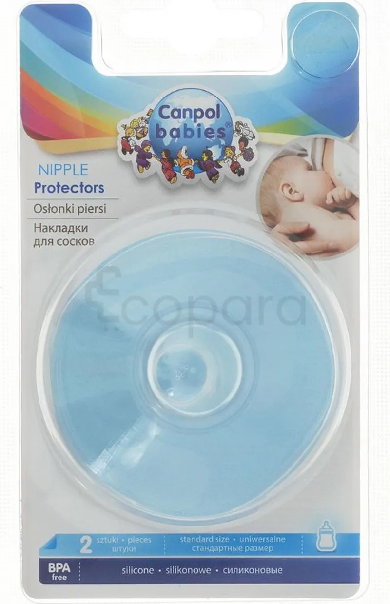 CANPOL BABIES NIPPLE PROTECTORS BOUT DE SEIN BOITE DE 2 REFERENCE 10/602