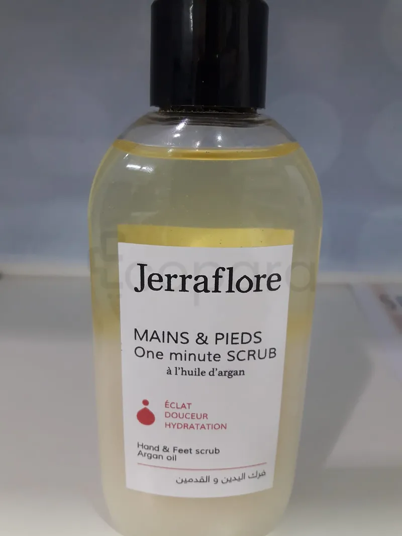 JERRAFLORE MAINS & PIEDS ONE MINUTE SCRUB A L'HUILE D'ARGAN 100ML