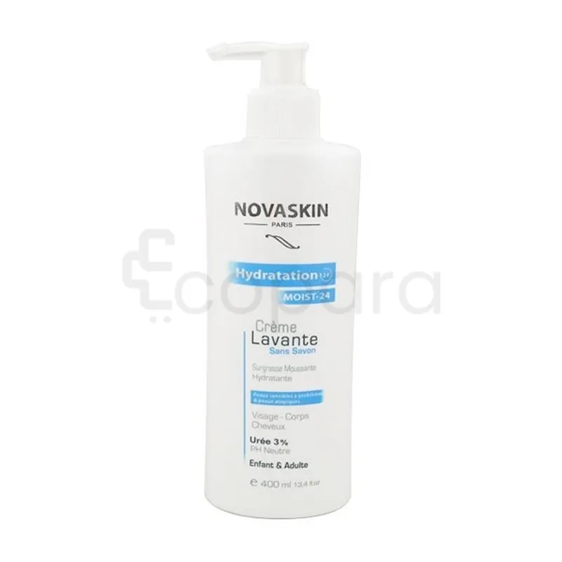 NOVASKIN HYDRATATION MOIST 24 CRÈME LAVANTE SANS SAVON 400ML