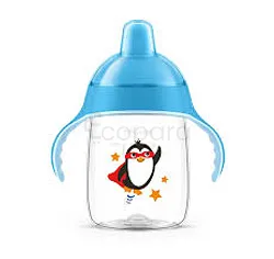 AVENT TASSE PINGOUIN AVEC ANSES BLEU ANTI DERAPANTE +6MOIS 200ML REFERENCE SCF755/05