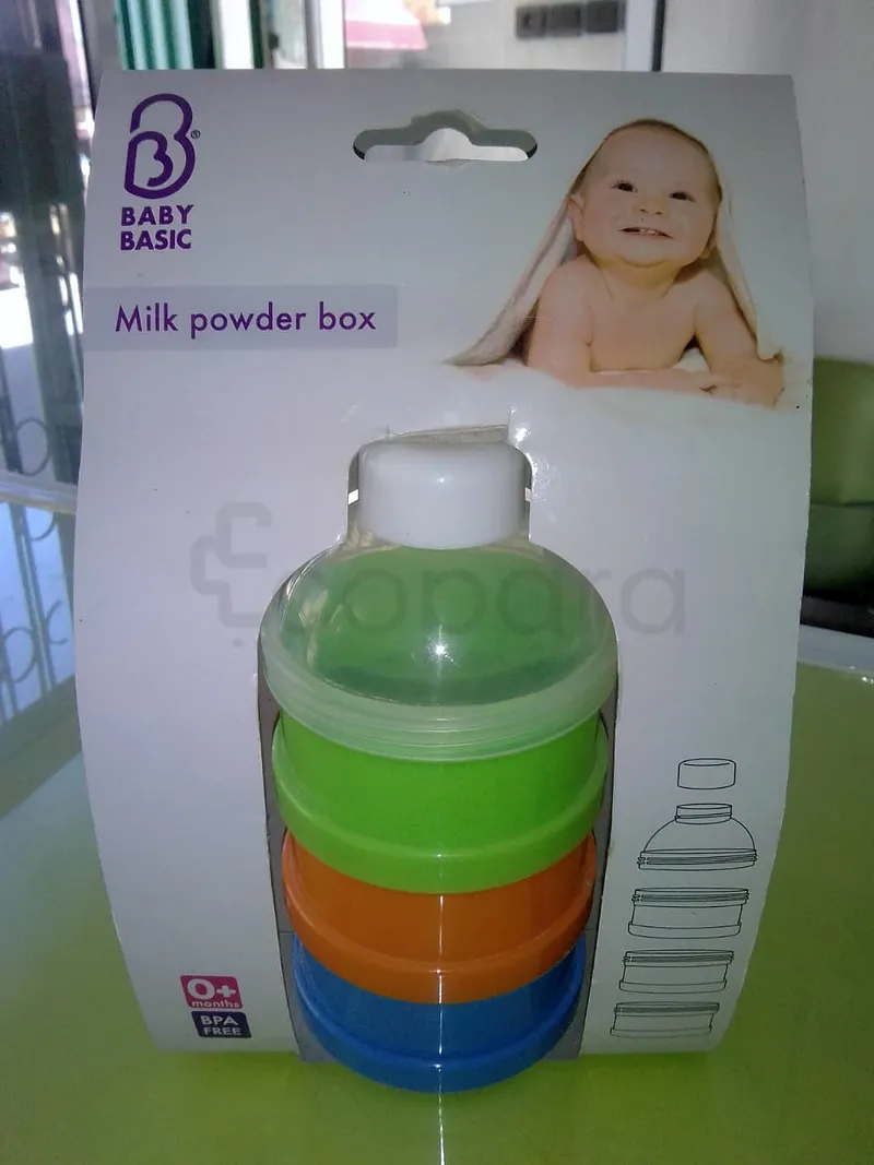 BABY BASIC MILK POWDER POX RECIPENT POUR LAIT EN POUDRE +0MOIS BOITE DE 3 REFERENCE 23572