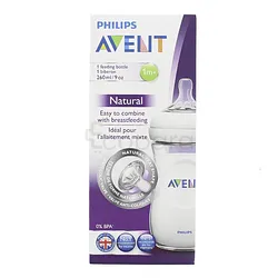 AVENT BIBERON NATURAL +1MOIS 260ML REFERENCE SCF693/17