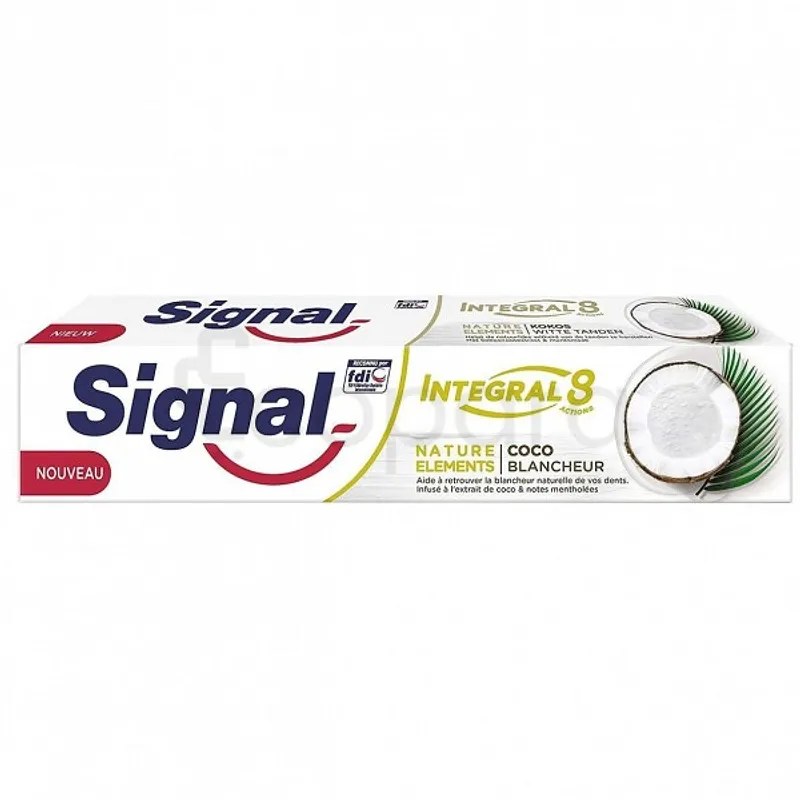 SIGNAL INTEGRAL 8 DENTIFRICE COCO BLANCHEUR DENTIFRICE 75ML