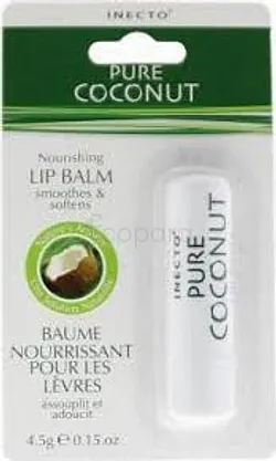INECTO PUR COCONUT LIP BALM BAUME NOURRISSANT POUR LES LEVRES 4.5G