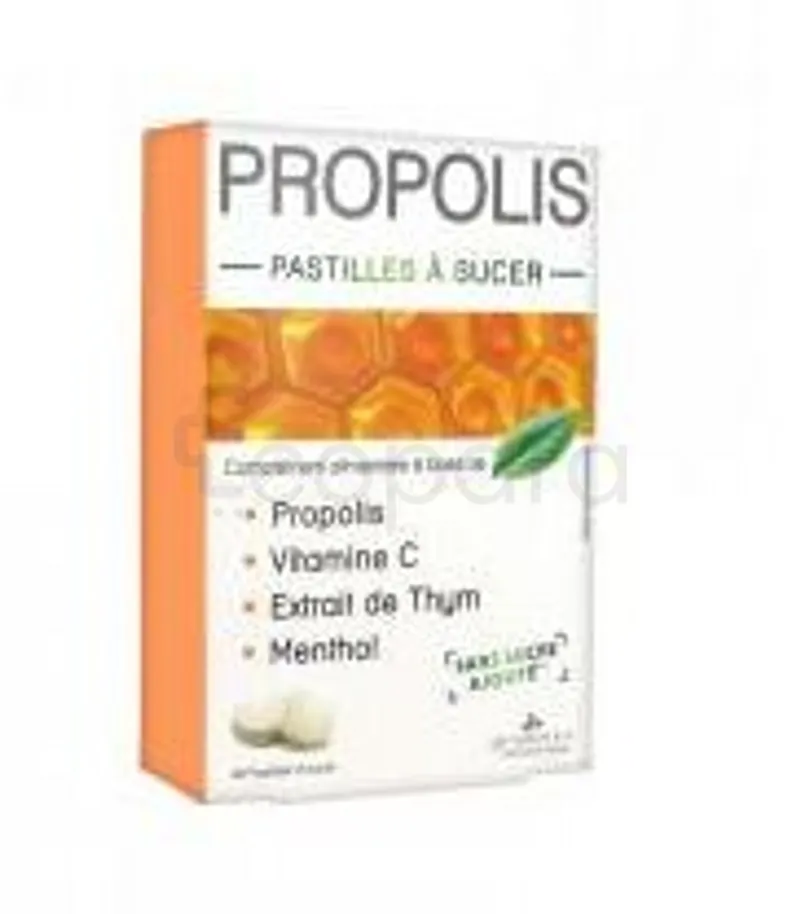 PROPOLIS PASTILLES A SUCER SANS SUCRE AJOUTÉ BOITE DE 40