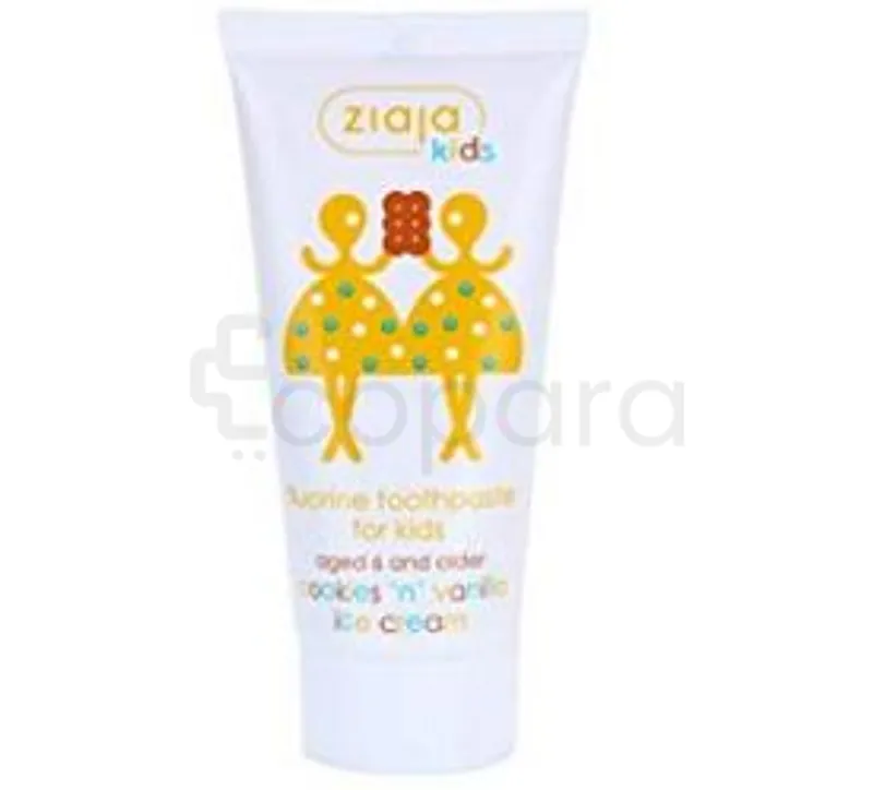 ZIAJA KIDS DENTIFRICE COOKIES ET CREME GLACEE A LA VANILLE POUR LES ENFANTS 50ML