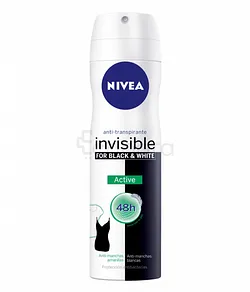 NIVEA ANTI-TRANSPIRANT INVISIBLE FOR BLACK WHITE ACTIVE 48H 200ML