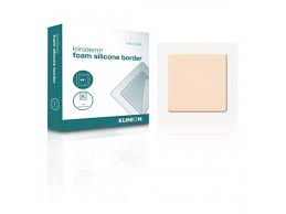 KLINIDERM FOAM SILICONE BORDER 12.5CM*12.5CM BOITE DE 5