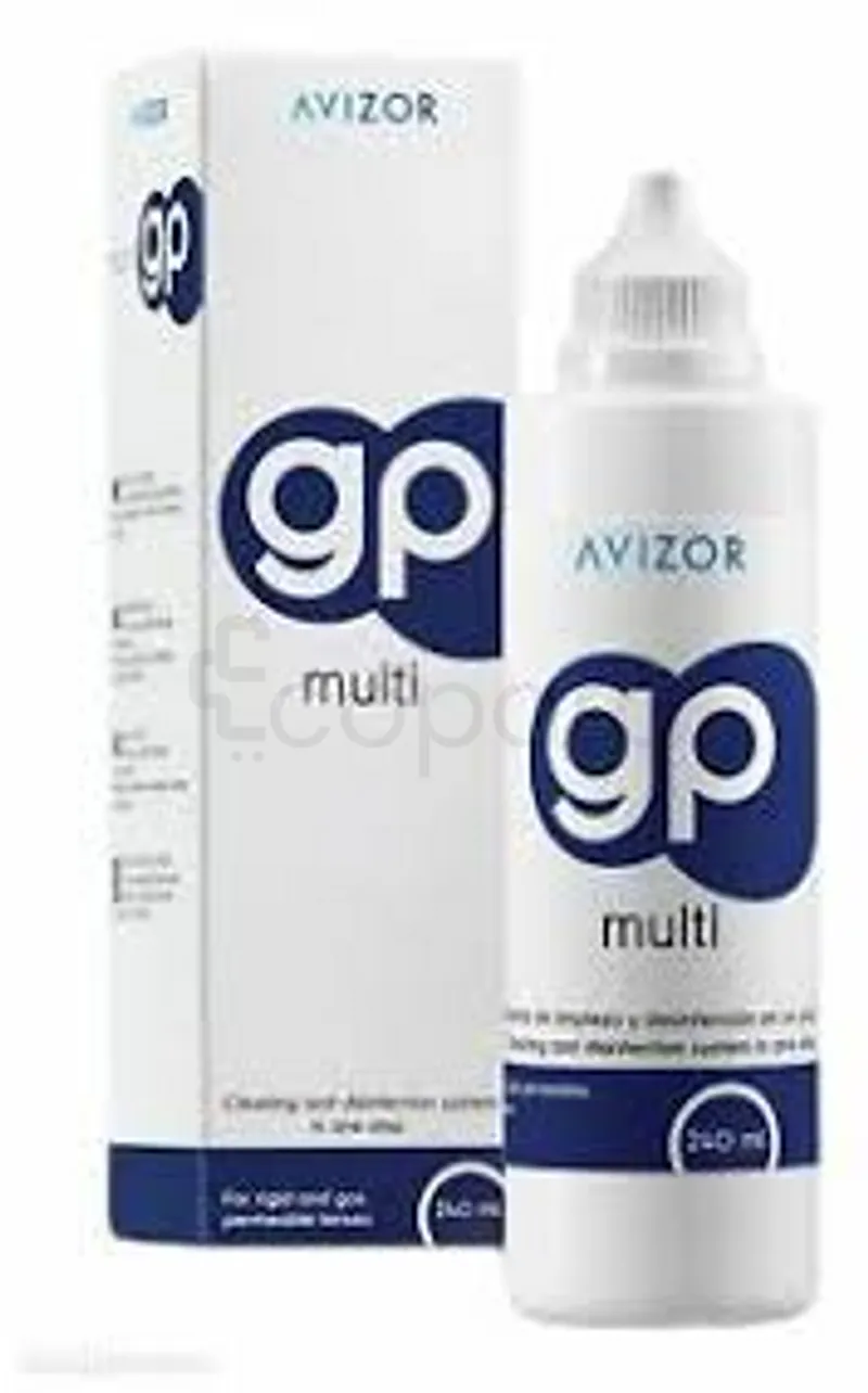 AVIZOR GP MULTI FOR RIGID AND GAS PERMEABLE LENSES 240ML