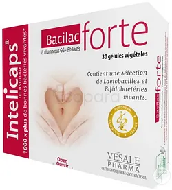 INTELICAPS BACILAC FORTE BOITE DE 30 GELULES VEGETLES