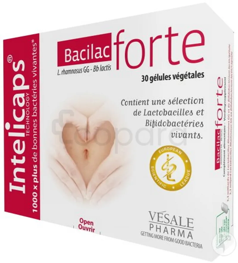 INTELICAPS BACILAC FORTE BOITE DE 30 GELULES VEGETLES