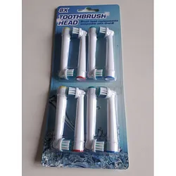 ORAL-B TOOTHBRUCH HEAD TETES BROSSES A DENTS BOITE DE 8 REFERENCE 17K28