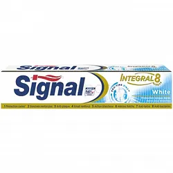 SIGNAL INTEGRAL 8 WHITE DENTIFRICE 75ML