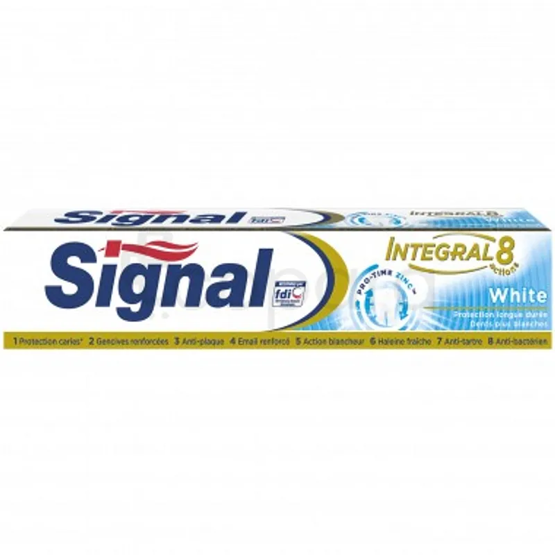 SIGNAL INTEGRAL 8 WHITE DENTIFRICE 75ML