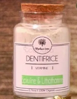 NATUR'IM DENTIFRICE VITAMINE SPIRULINE & LITHOTHAME 50G