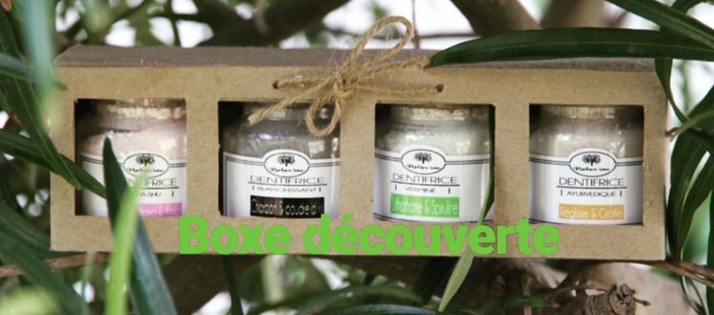 NATUR'IM BOX DECOUVERTE PACK 4 DENTIFRICES