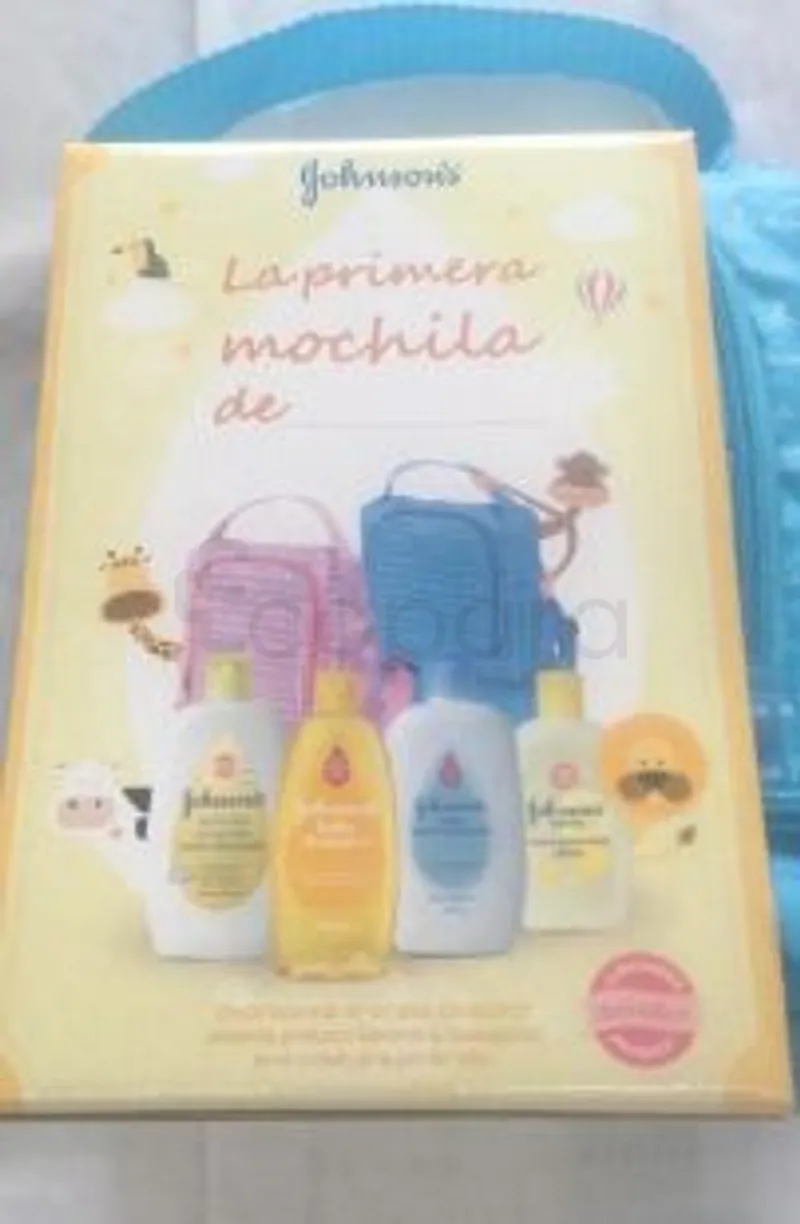 JOHNSON'S BABY PACK LA PRIMERA MOCHILA BLEU