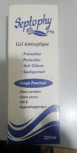 SEPTOPHY PH8 GEL ANTISEPTIQUE 225ML