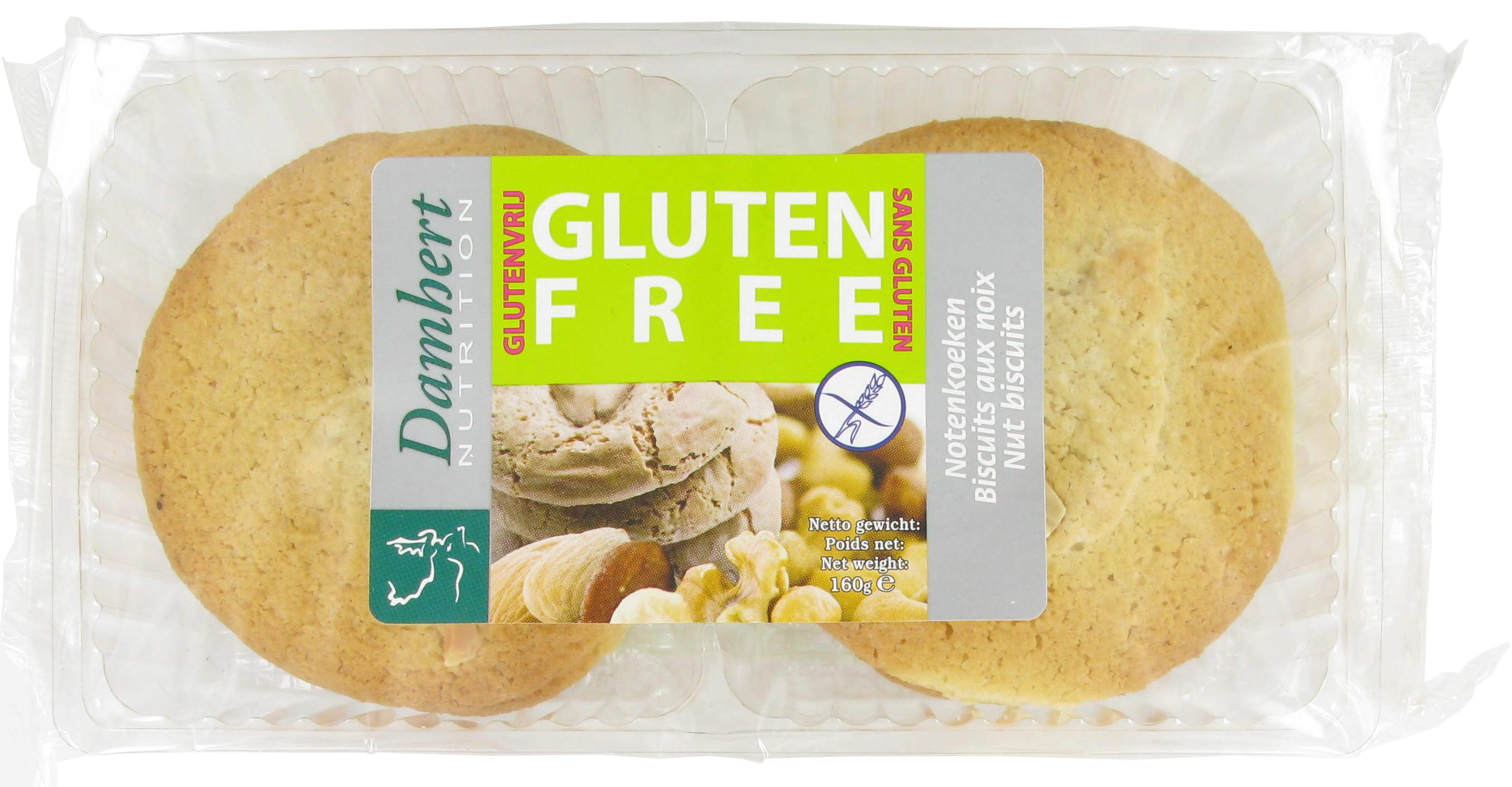 DAMHERT BISCUIT AUX NOIX 160G