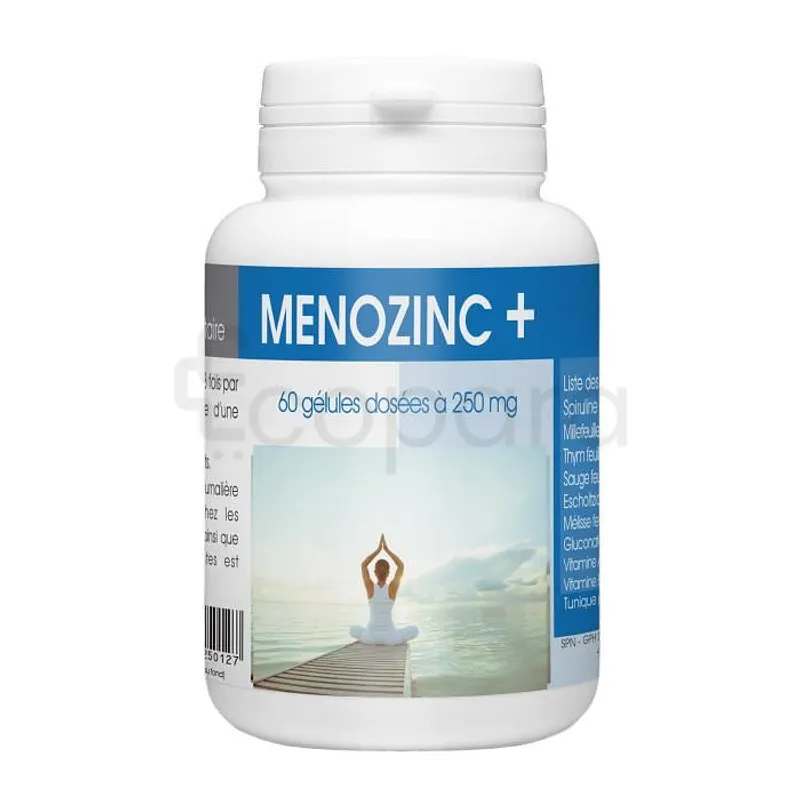GPH MENOZINC+ 250MG BOITE DE 60 GELULES