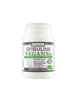 3CHENES SPIRULINE VEGAN BIO BOITE DE 100 COMPRIMES
