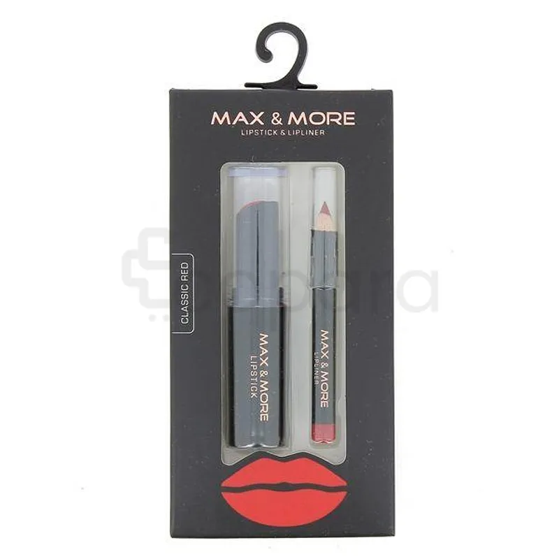 MAX ET MORE RED LIPS ROUGE A LEVRES ROUGE