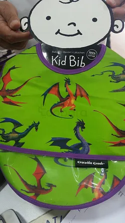 KID BIB BAVOIR CROCODILE CREEK DRAGONS
