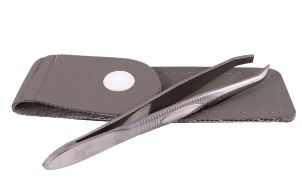 SPC ELECTROPLATED SQUARE TWEEZERS REFERENCE CT408