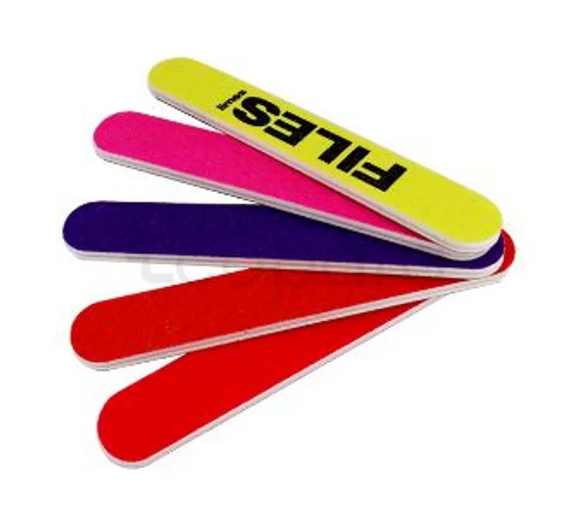 SPC MINI PLASTC NAIL FILES COLORED REFERENCE CT438