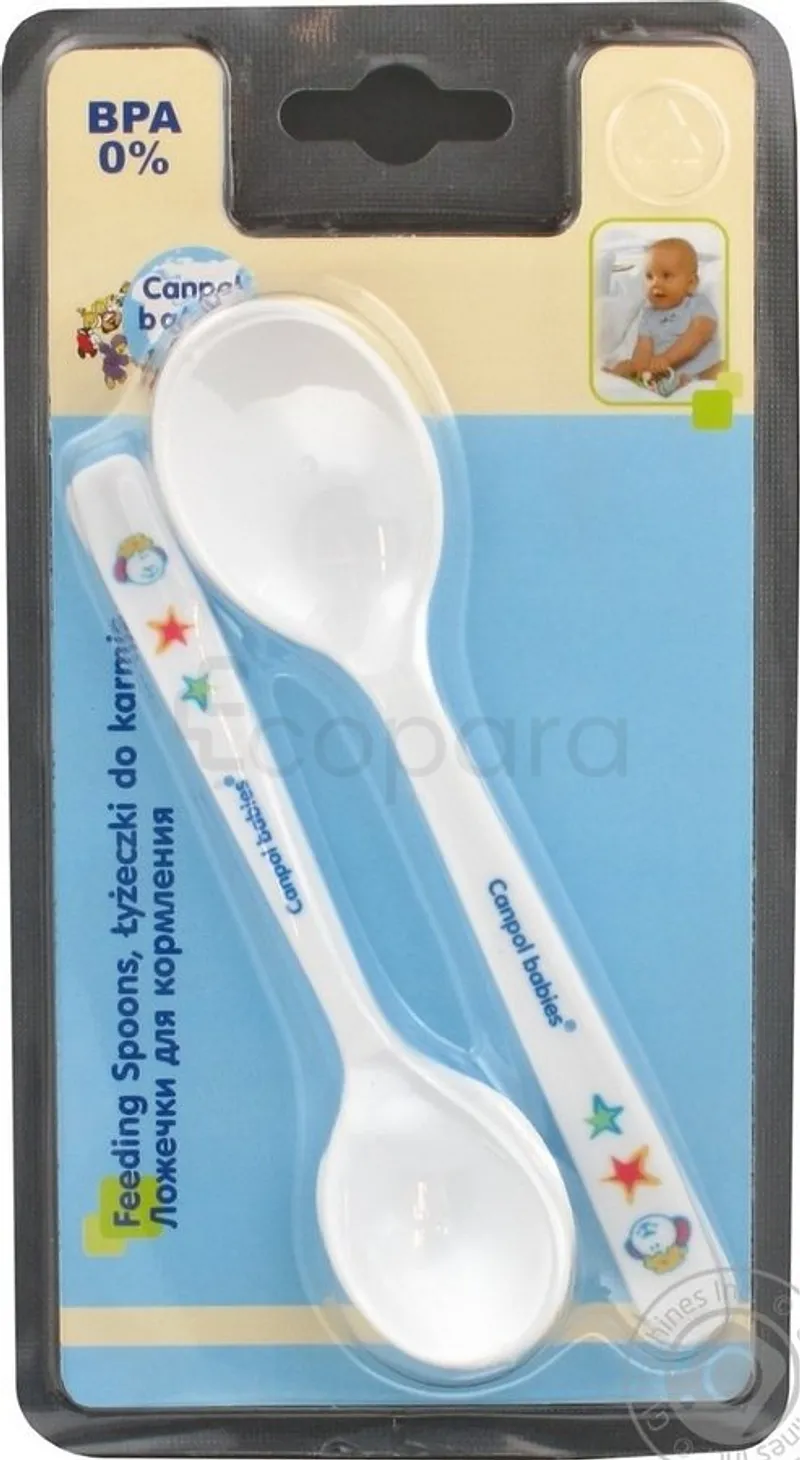 CANPOL BABIES CUILLIÈRE EN PLASTIQUE BOITE DE 2 REFERENCE 4/417